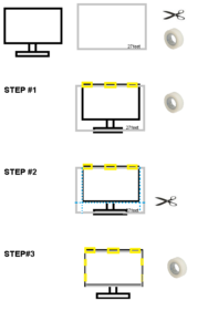 LCD/LED screen protection film