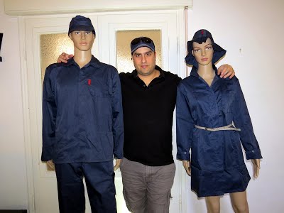 Me and my models wearing RF Protection Cloths